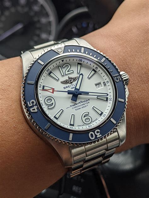 breitling super ocean 2 42|breitling superocean 42 white dial.